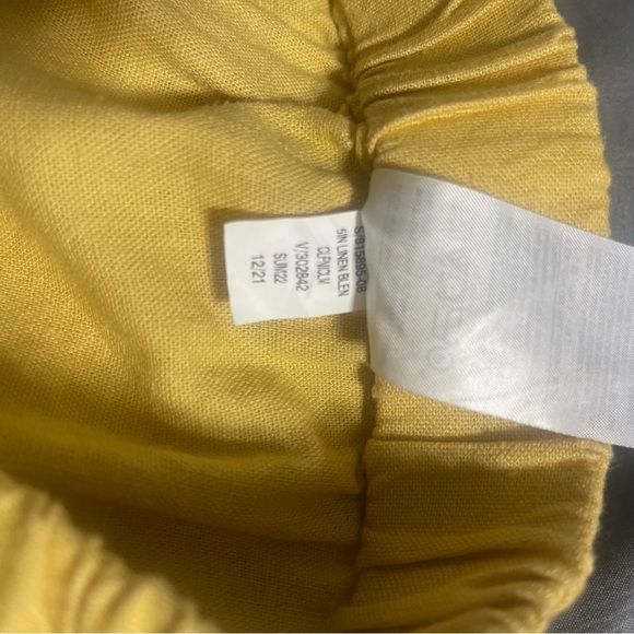 Banana Republic NWT Linen Blend Shorts M Pull On High Waist Coastal Minimalist - Picture 7 of 10